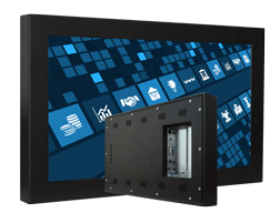 LCD monitor for industrial applications with VESA mounting